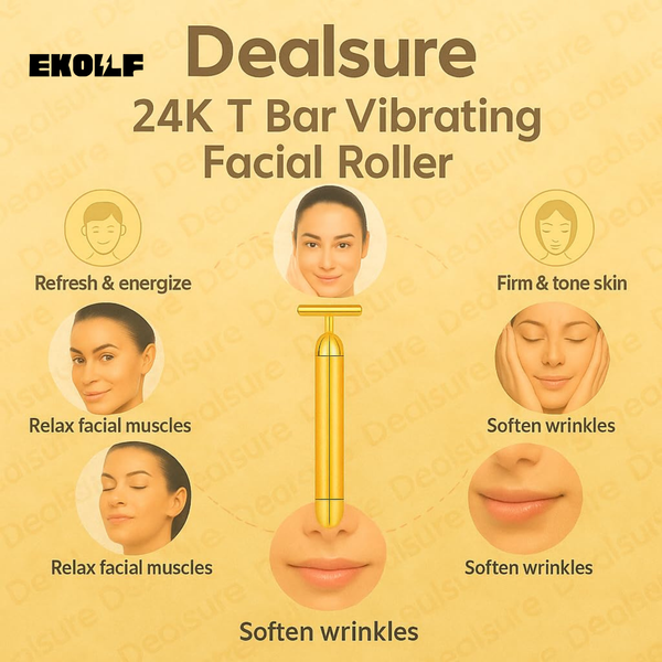Gold Facial Massager