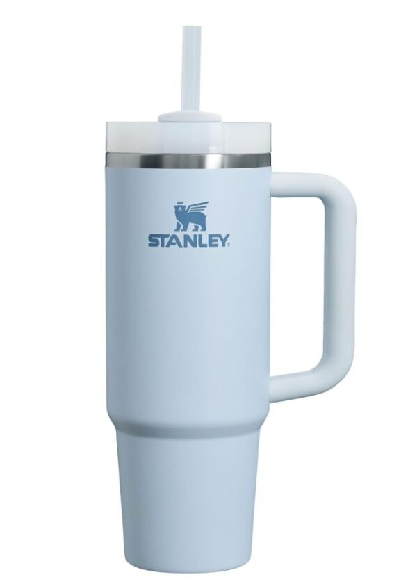 Stainless Steel Tumbler with Handle & Straw - Image 6